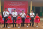 Lễ cắt băng khánh thành nhà nội trú Trường Tiểu học Trà Tập